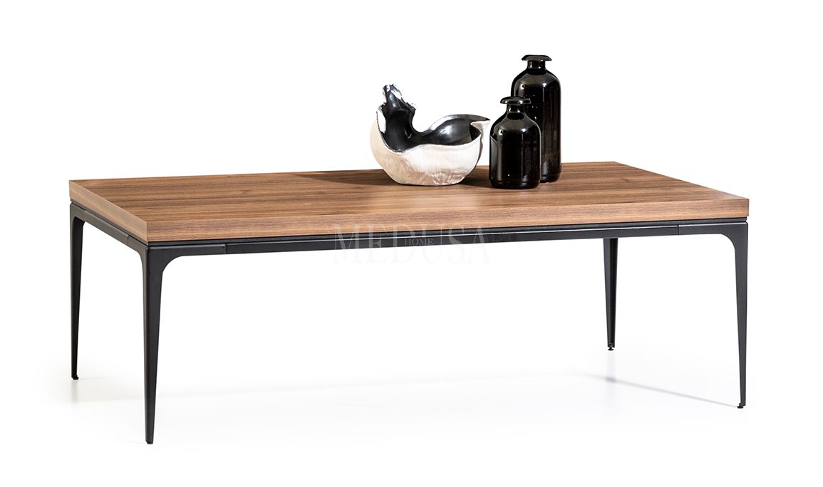 Medusa Home Mobilya - Black Silver Orta Sehpa