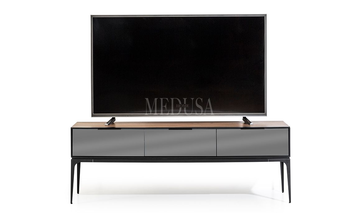 Medusa Home Mobilya - Black Silver Tv Sehpası
