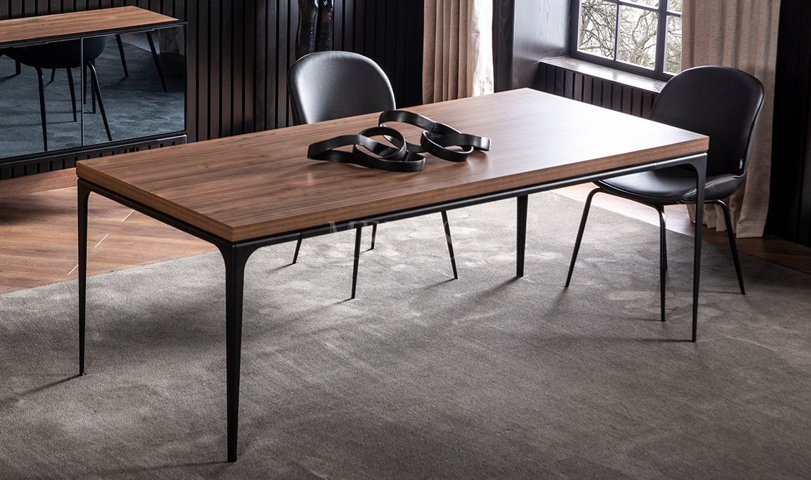 Medusa Home Mobilya - Black Silver Yemek Masası