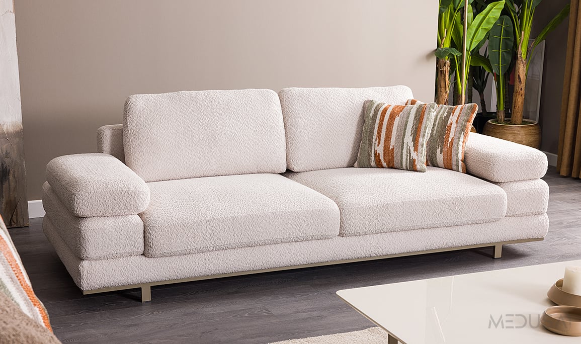 Medusa Home Mobilya - Blanca Üçlü Koltuk