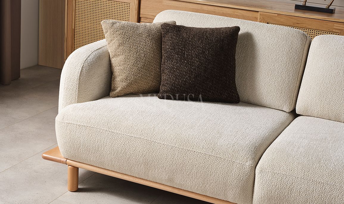 Medusa Home Mobilya - Bohem Ahşap Koltuk Takımı