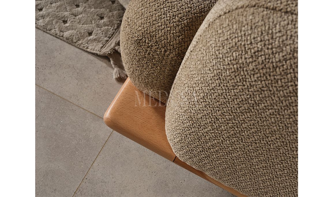 Medusa Home Mobilya - Bohem Ahşap Koltuk Takımı