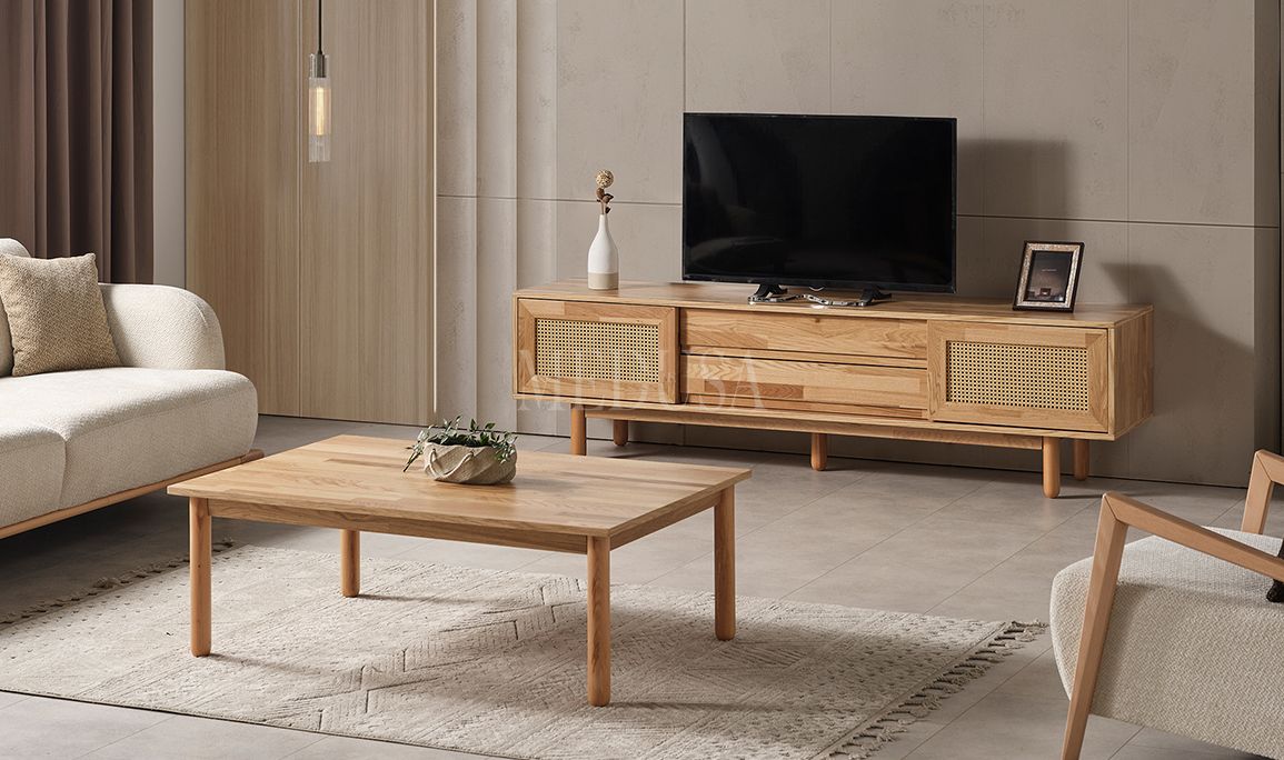 Medusa Home Mobilya - Bohem Ahşap Yemek Odası