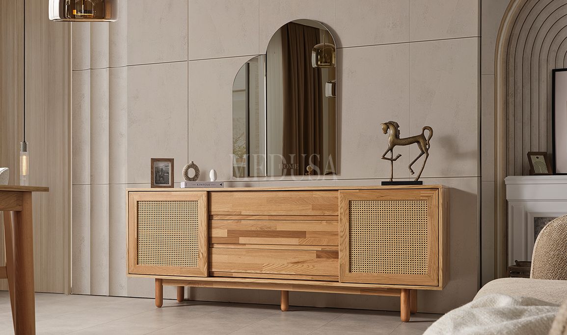 Medusa Home Mobilya - Bohem Ahşap Yemek Odası