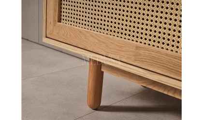 Medusa Home Mobilya - Bohem Ahşap Yemek Odası Round