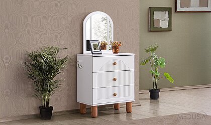 Medusa Home Mobilya - Boho 3 Kapaklı Genç Odası