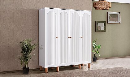 Medusa Home Mobilya - Boho 4 Kapaklı Genç Odası