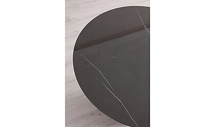 Medusa Home Mobilya - Boho Yuvarlak ve Porselen Mutfak Masası