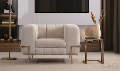 Medusa Home - Bond Luxury Tekli Koltuk