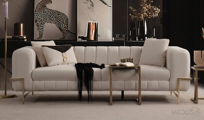 Medusa Home Mobilya - Bond Luxury Üçlü Koltuk