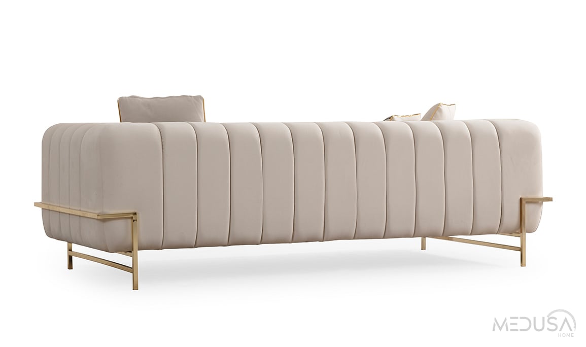 Medusa Home Mobilya - Bond Luxury Üçlü Koltuk