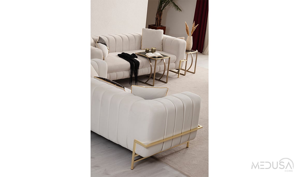 Medusa Home Mobilya - Bond Luxury Üçlü Koltuk