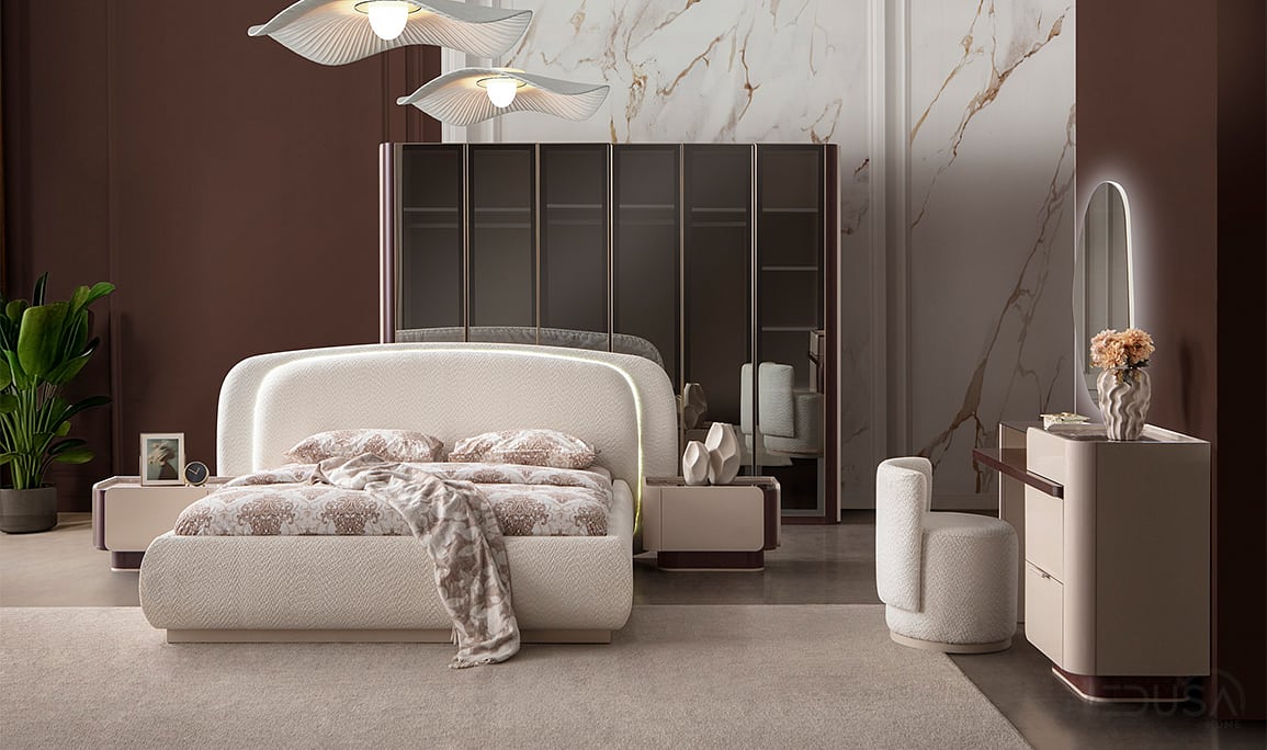 Medusa Home Mobilya - Bordolux Liquid Yatak Odası
