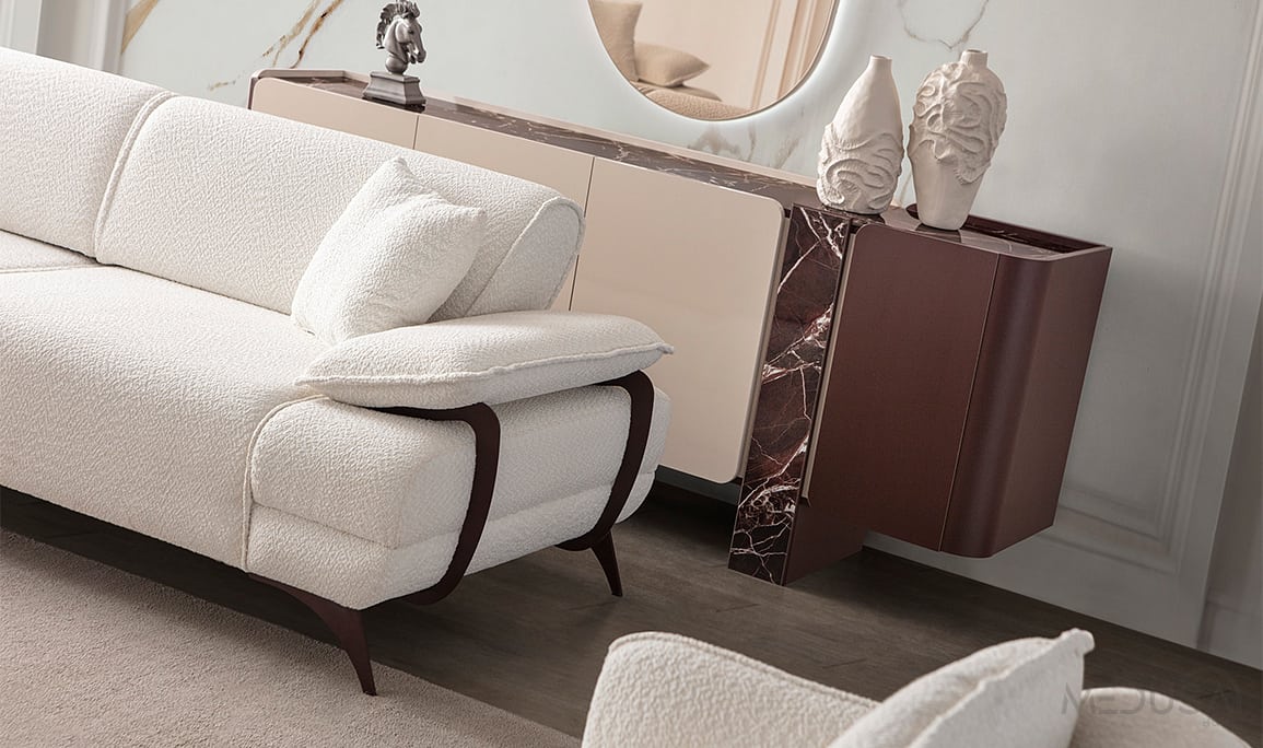 Medusa Home Mobilya - Bordolux Üçlü Koltuk