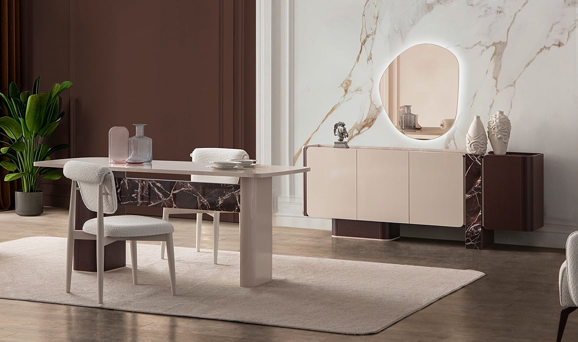 Medusa Home Mobilya - Bordolux Yemek Odası