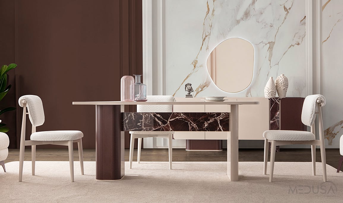 Medusa Home Mobilya - Bordolux Yemek Odası