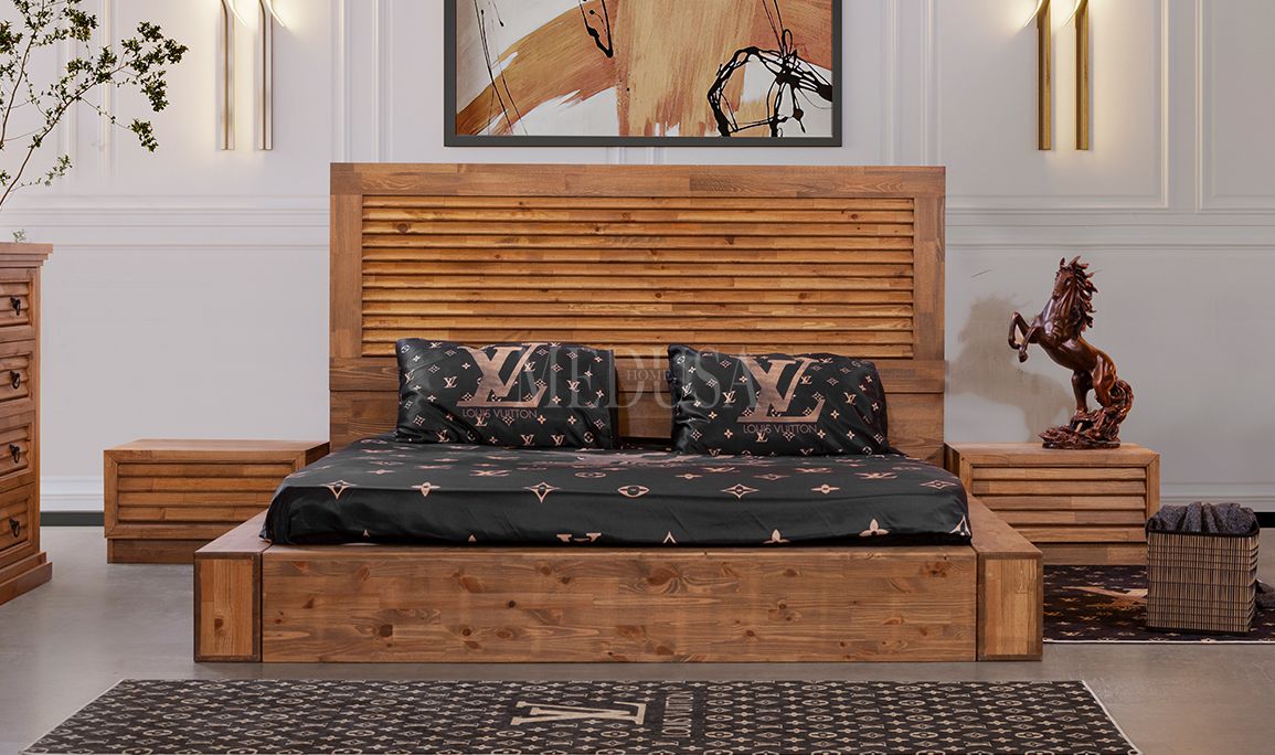 Medusa Home Mobilya - Borgia Ahşap Yatak Odası