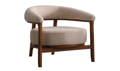 Medusa Home Mobilya - Boston Ahşap Berjer