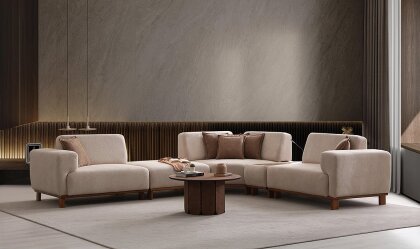 Medusa Home Mobilya - Boston Ayaklı Köşe Takımı 330x280