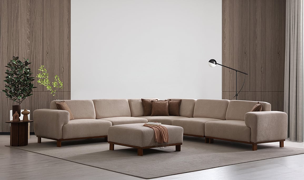 Medusa Home Mobilya - Boston Ayaklı Köşe Takımı 330x330