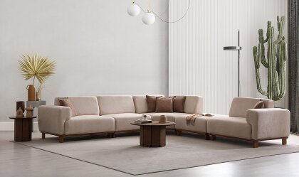 Medusa Home Mobilya - Boston Ayaklı Köşe Takımı 375x330