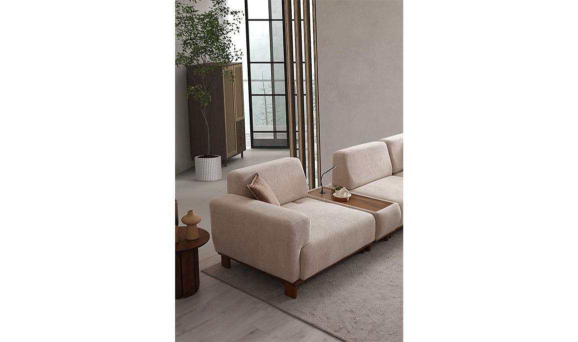 Medusa Home Mobilya - Boston Ayaklı Köşe Takımı 375x330