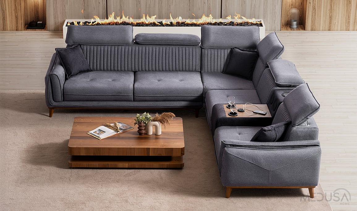 Medusa Home Mobilya - Boston Köşe takımı