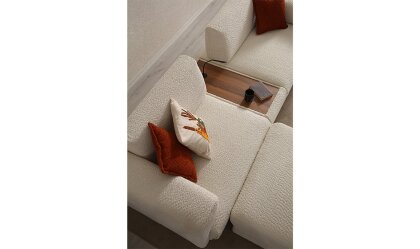 Medusa Home Mobilya - Boston Sehpalı Üçlü Koltuk