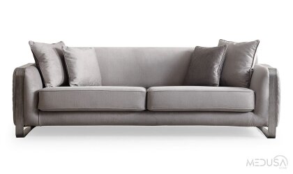 Medusa Home - Bottega Gri Üçlü Koltuk Medusa Home - Bottega Gri Üçlü Koltuk