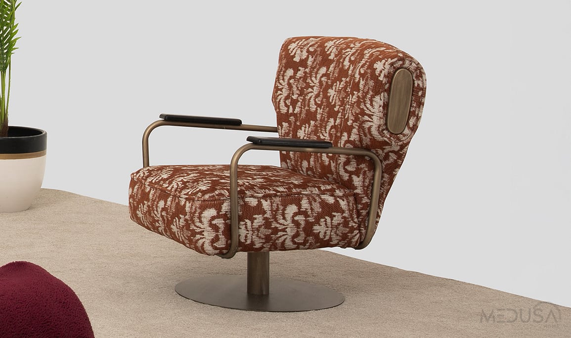 Medusa Home Mobilya - Braga Döner Berjer 