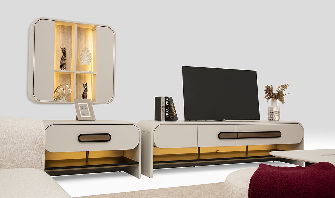 Medusa Home Mobilya - Braga Tv Ünitesi Seti