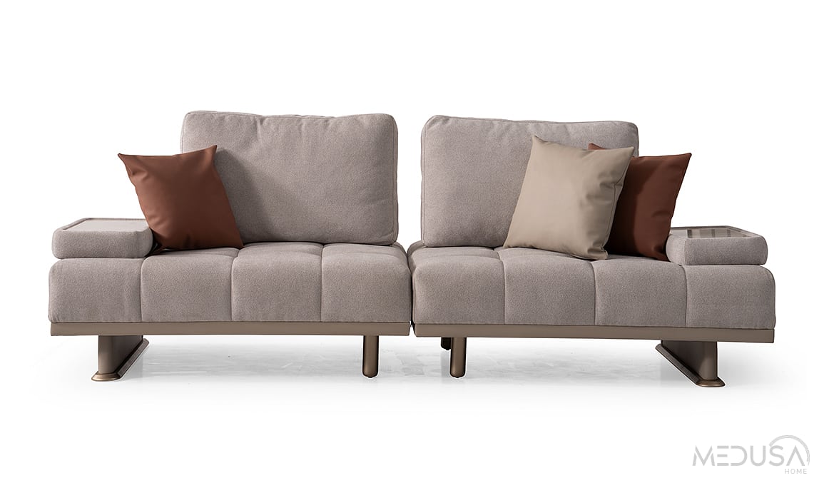 Medusa Home Mobilya - Brigada Duo Seramik Üçlü Koltuk