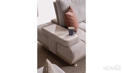 Medusa Home Mobilya - Brigada Duo Seramik Üçlü Koltuk