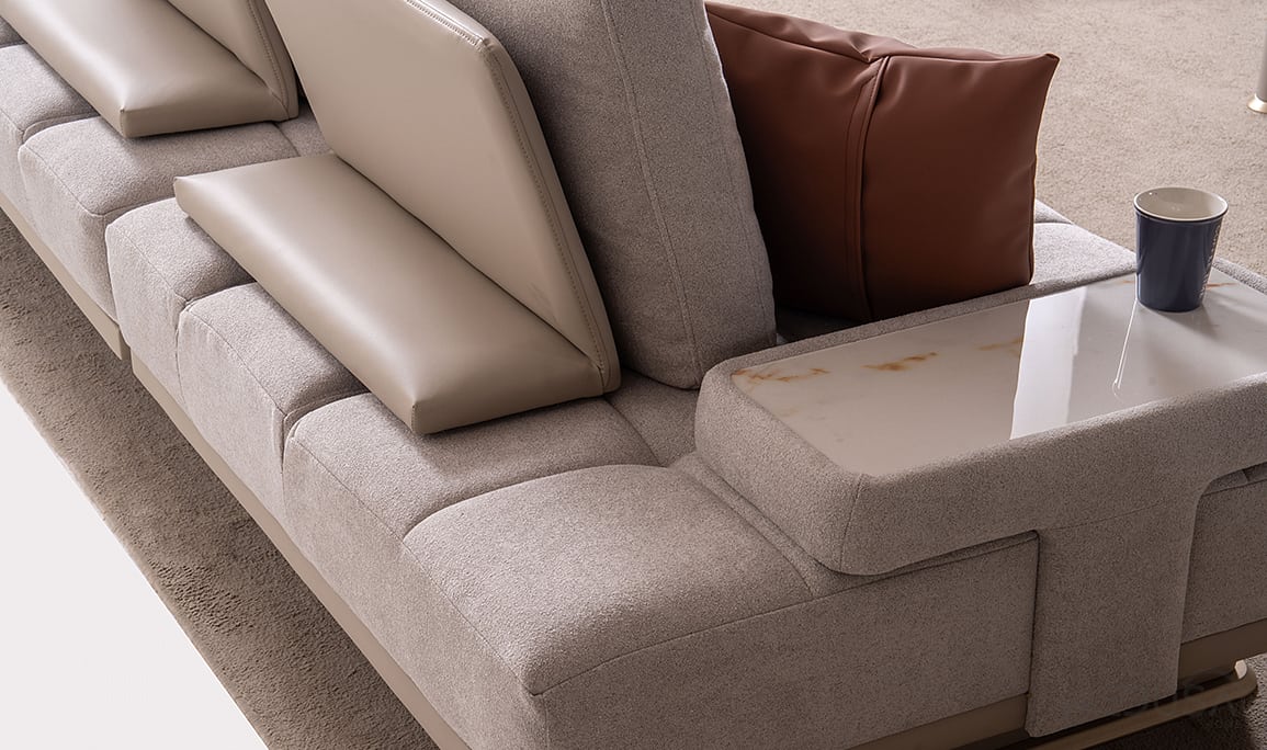 Medusa Home Mobilya - Brigada Duo Seramik Üçlü Koltuk