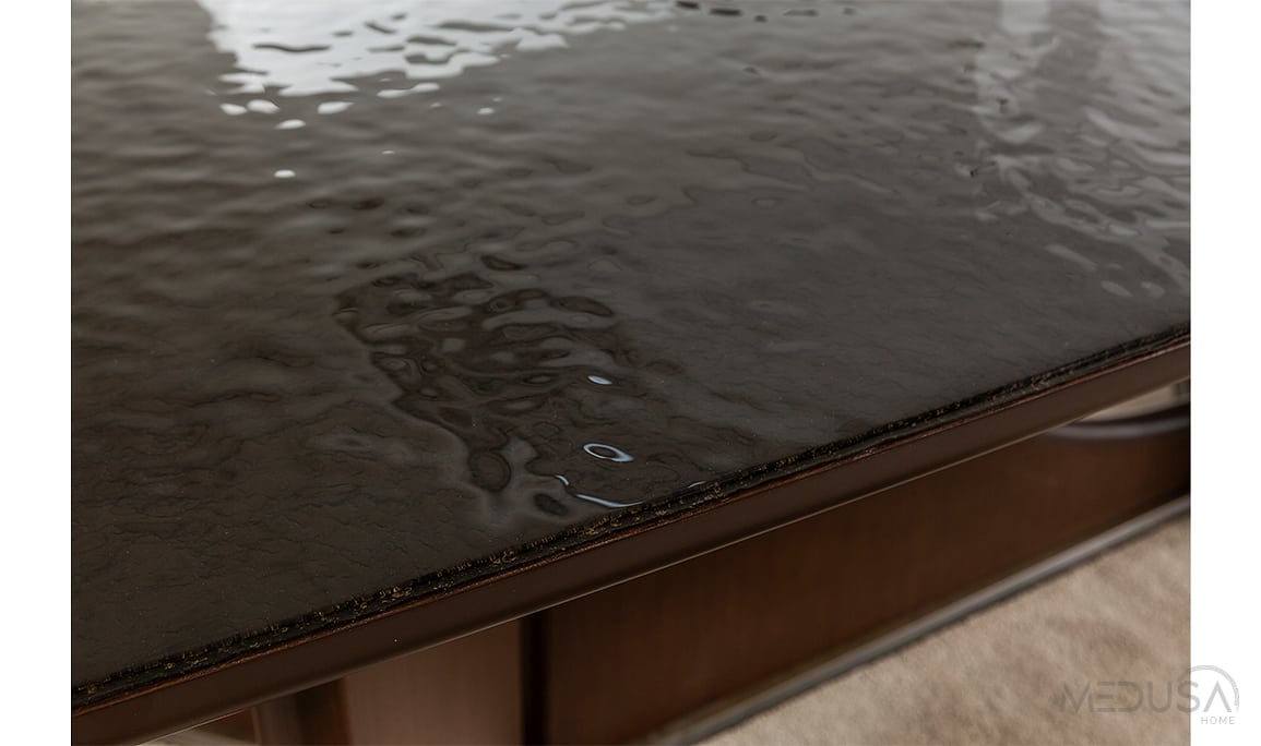 Medusa Home Mobilya - Brigada Füzyon Cam Yemek Masası