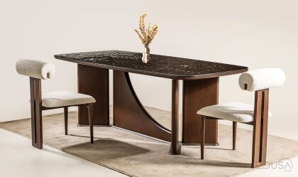 Medusa Home Mobilya - Brigada Füzyon Cam Yemek Odası