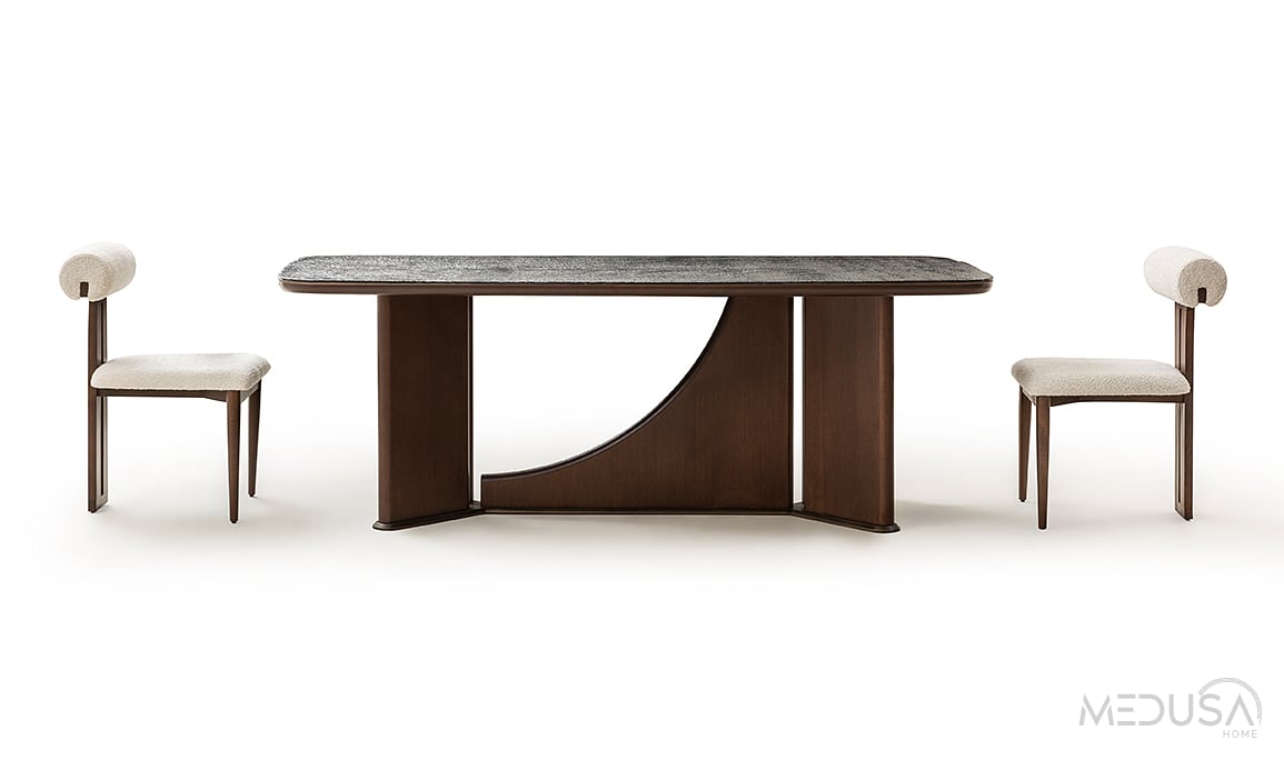 Medusa Home Mobilya - Brigada Füzyon Cam Yemek Odası