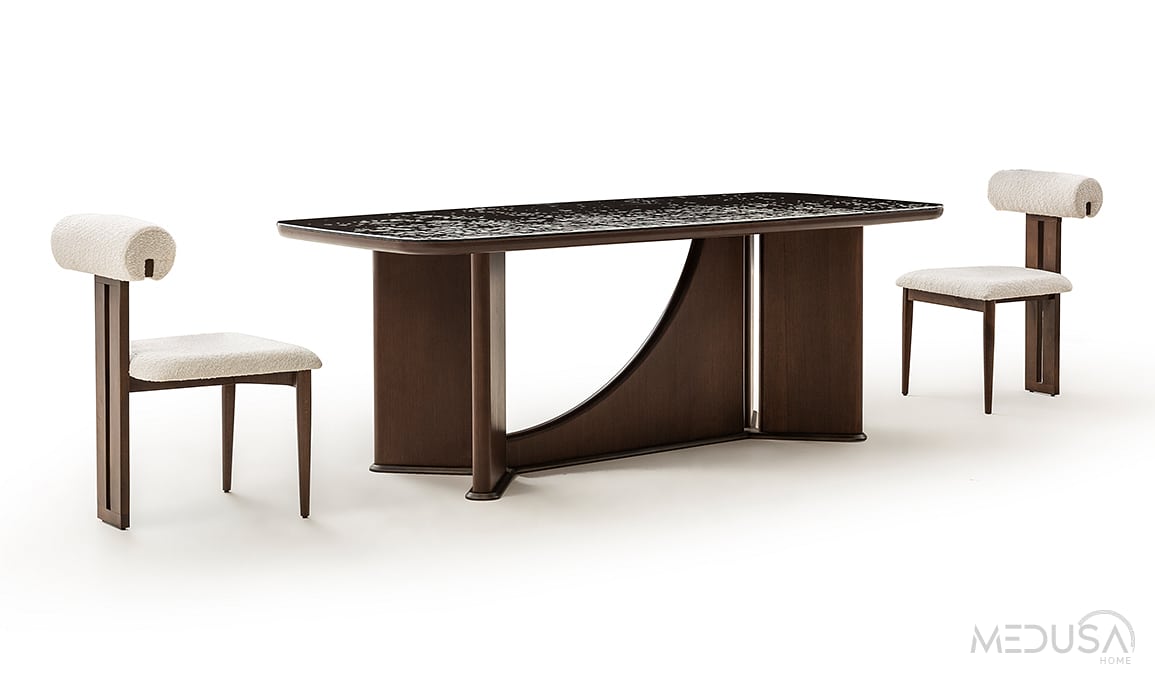 Medusa Home Mobilya - Brigada Füzyon Cam Yemek Odası