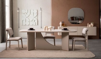 Medusa Home Mobilya - Brigada Seramik Yemek Masası