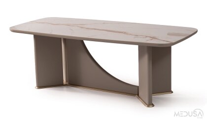 Medusa Home Mobilya - Brigada Seramik Yemek Masası