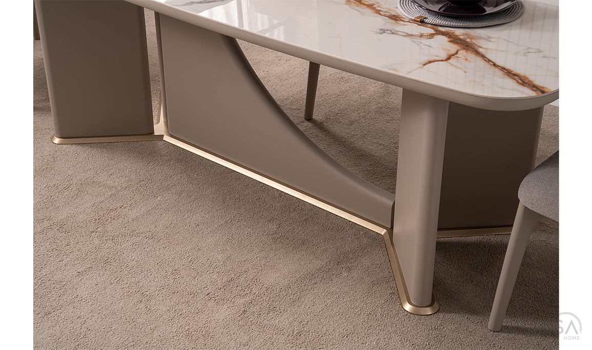 Medusa Home Mobilya - Brigada Seramik Yemek Masası