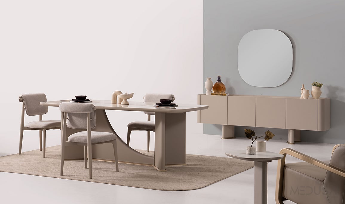 Medusa Home Mobilya - Brigada Seramik Yemek Odası