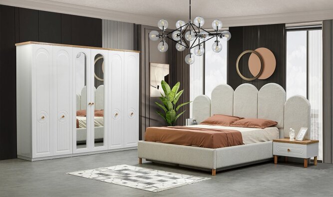 Medusa Home Mobilya - Brisca Bohem Yatak Odası - Bohem Yatak Odası