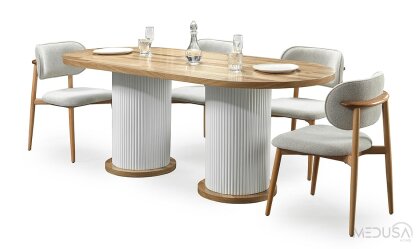 Medusa Home Mobilya - Brisca Bohem Yemek Masası