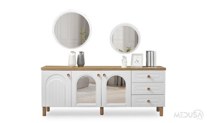 Medusa Home Mobilya - Brisca Bohem Yemek Odası