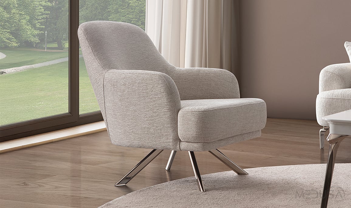 Medusa Home Mobilya - Bronz Berjer