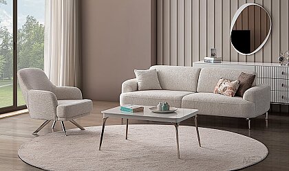 Medusa Home Mobilya - Bronz Koltuk Takımı