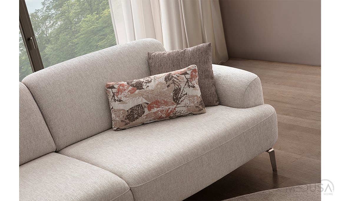 Medusa Home Mobilya - Bronz Üçlü Koltuk