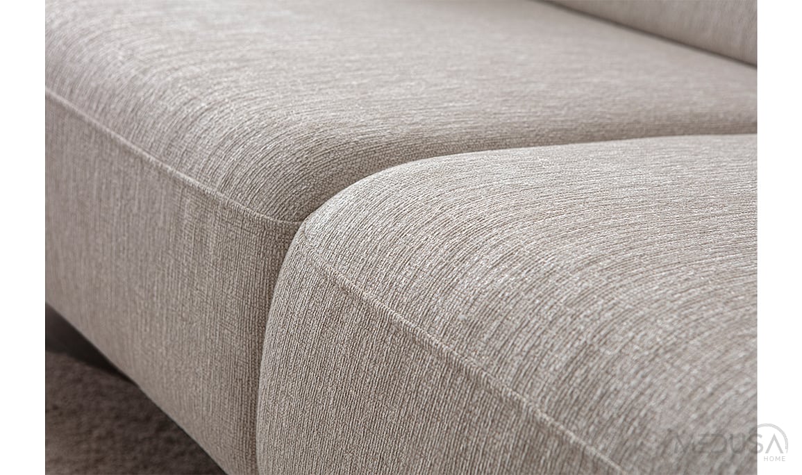 Medusa Home Mobilya - Bronz Üçlü Koltuk