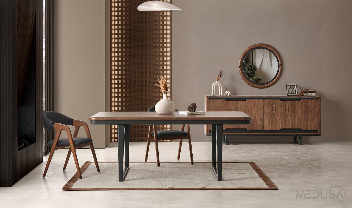 Medusa Home Mobilya - Bronz Yemek Odası